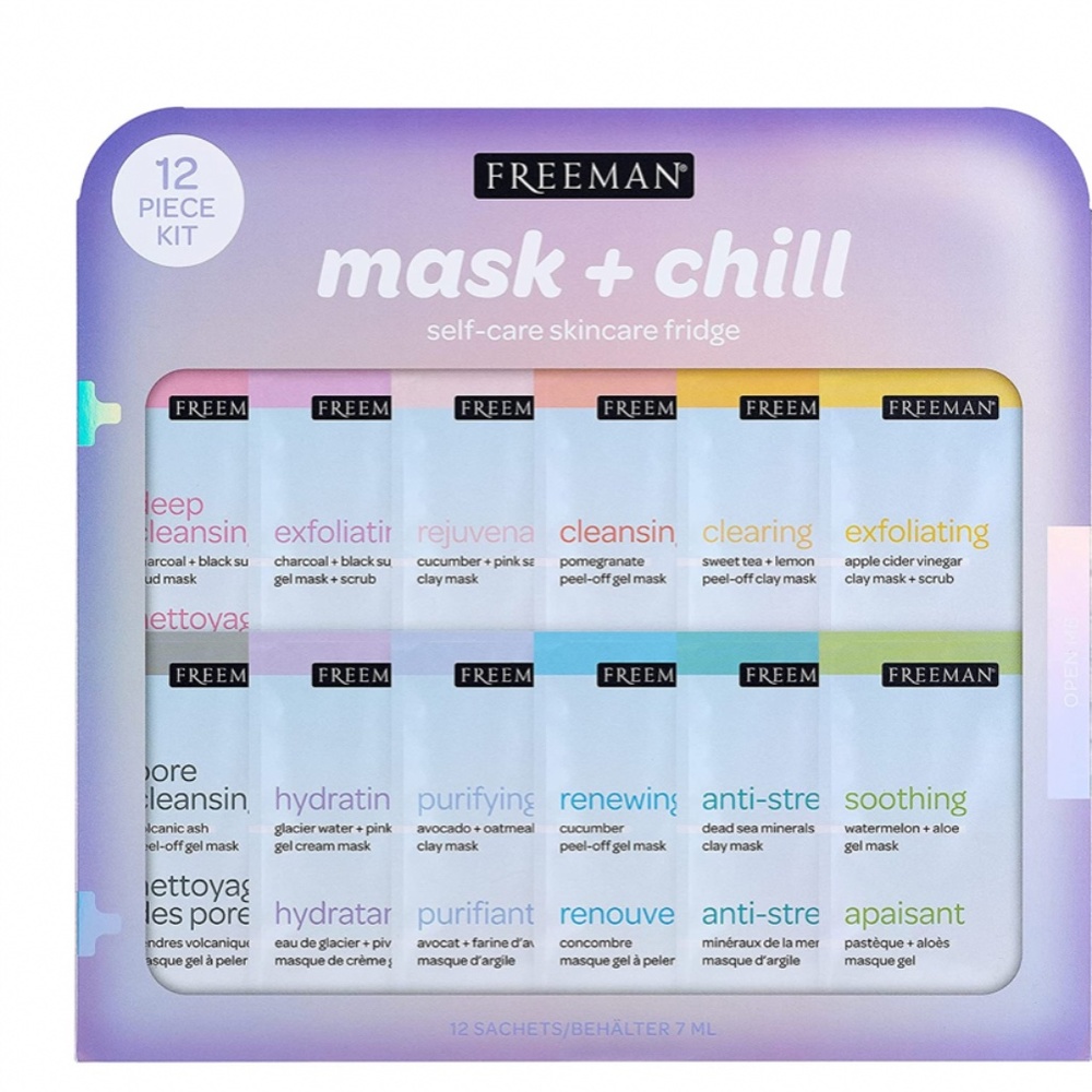 Freeman mask and chill self care skincare fridge. NWT.‎ Retail 25